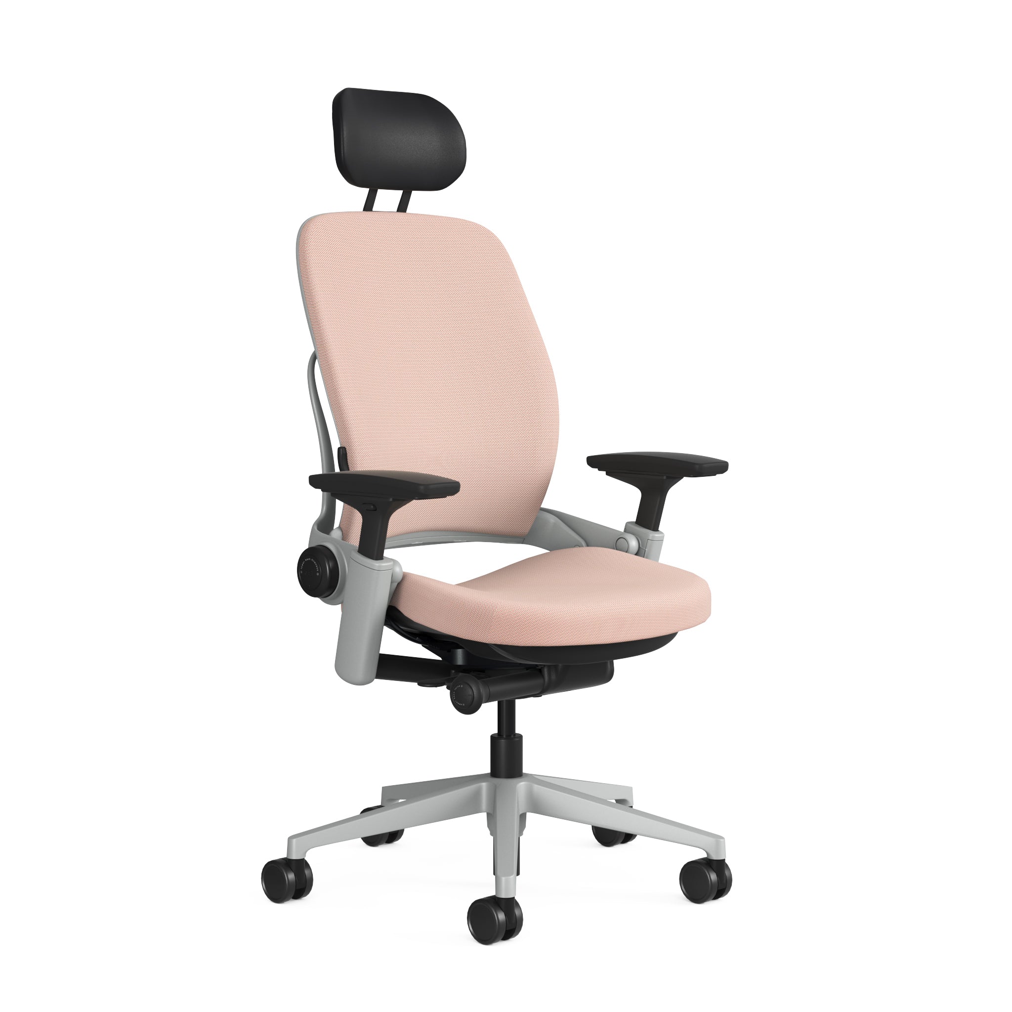 Upholstered Back Era Pink; Seat Era Pink; Frame Platinum