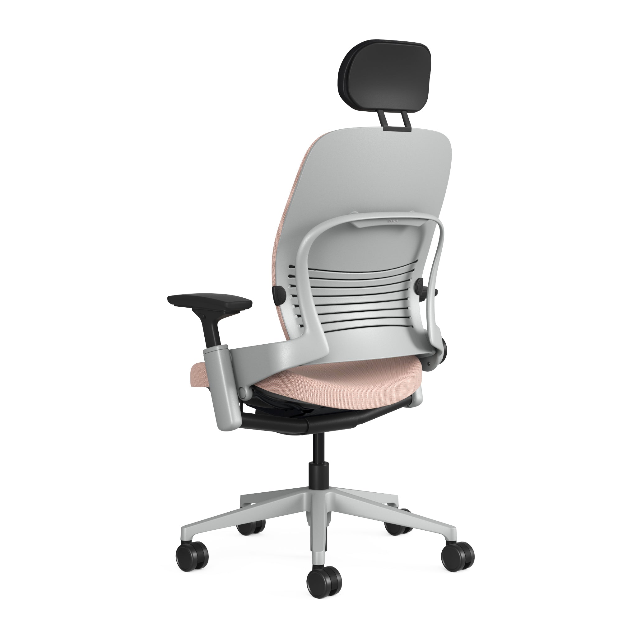 Upholstered Back Era Pink; Seat Era Pink; Frame Platinum