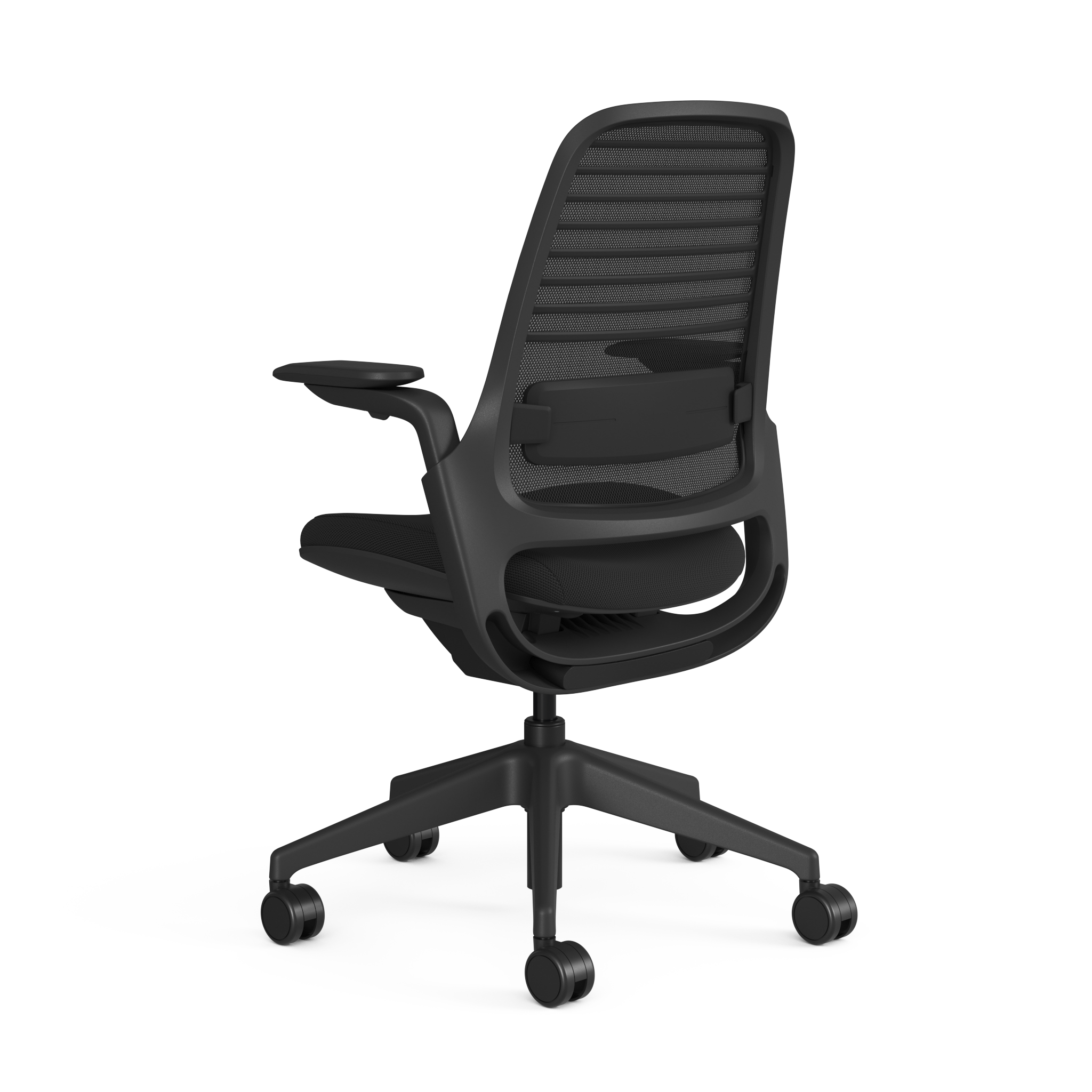 Meshback 3D Microknit Licorice; Seat Cogent Connect Licorice; Frame Black