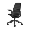 Meshback 3D Microknit Licorice; Seat Cogent Connect Licorice; Frame Black