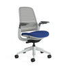 Meshback 3D Microknit Nickel; Seat fabric Cogent Royal Blue; Frame Seagull