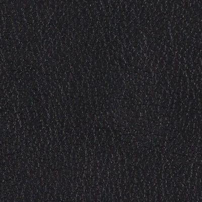 Upholstered Black Montana Leather; Frame Dark