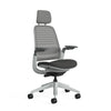 Meshback 3D Microknit Nickel; Seat fabric Otto Ash; Frame Seagull