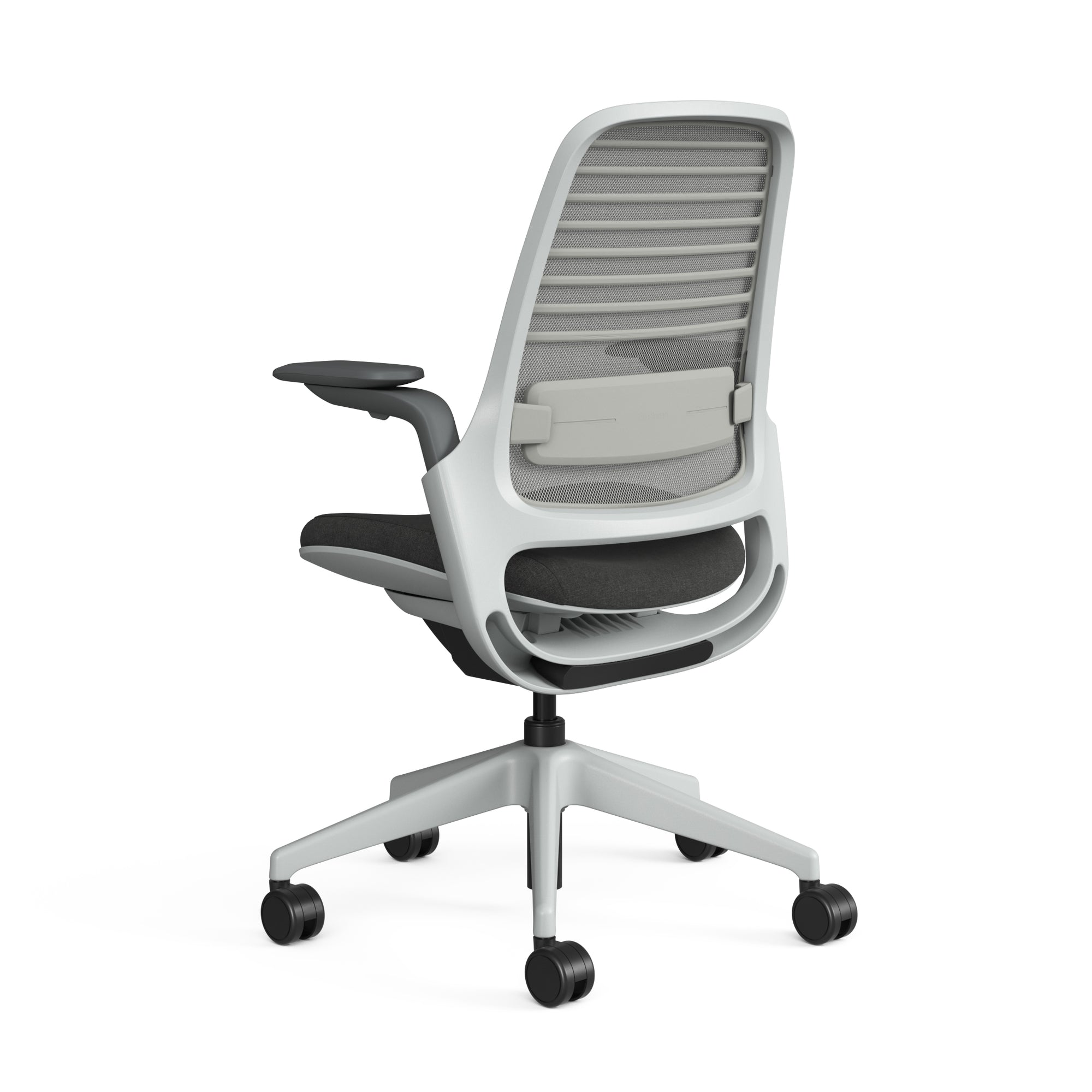 Meshback 3D Microknit Nickel; Seat fabric Otto Ash; Frame Seagull