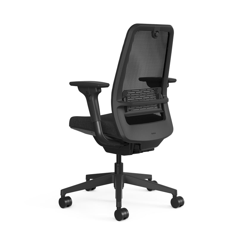 Meshback Black; Seat fabric Otto Charcoal; Frame Black