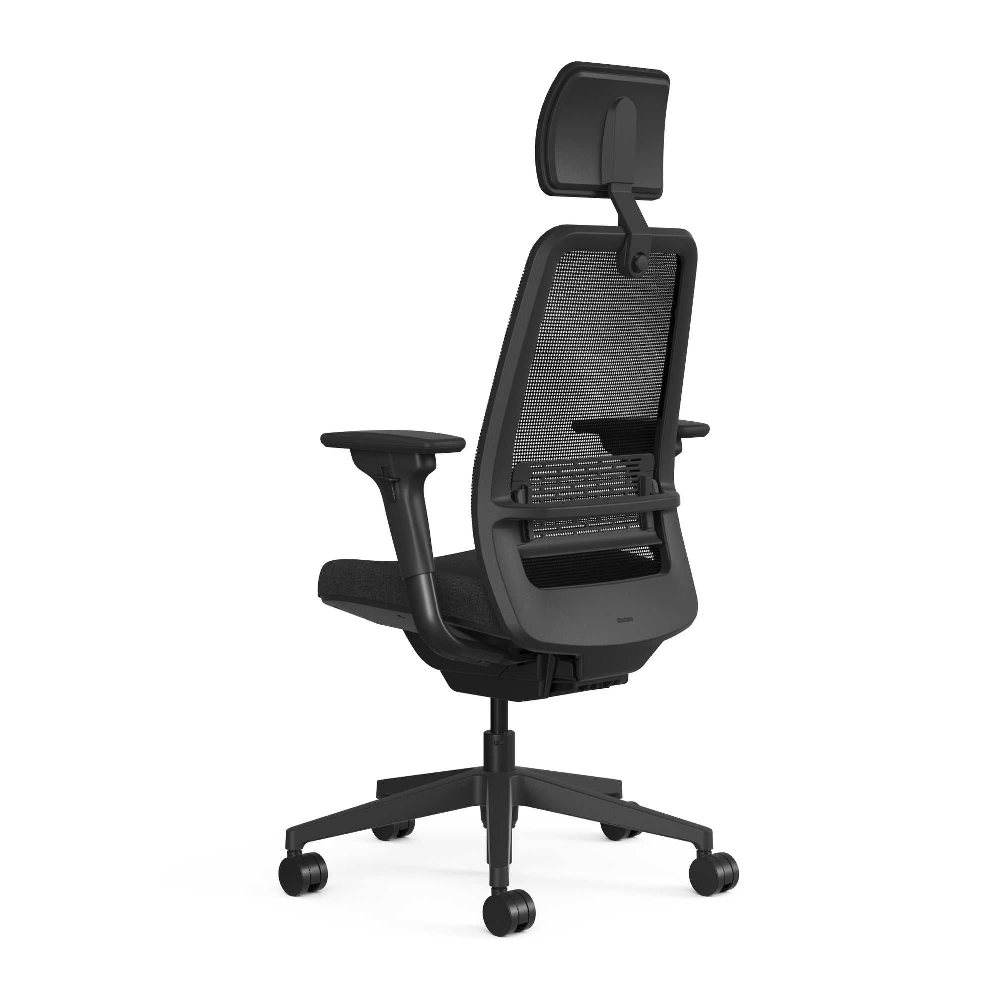 Meshback Black; Seat fabric Otto Charcoal; Frame Black