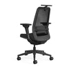 Meshback Black; Seat fabric Otto Charcoal; Frame Black