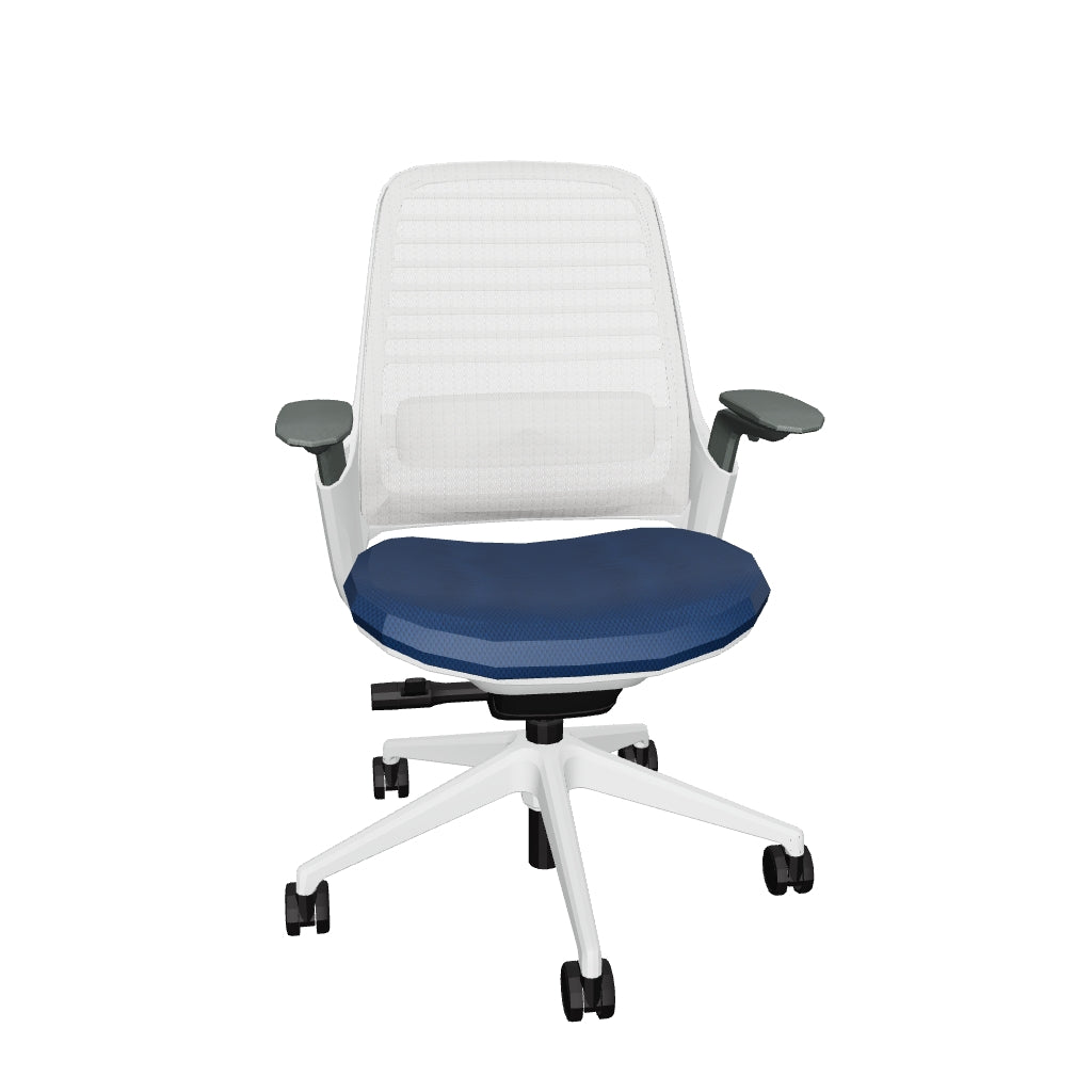 Meshback 3D Microknit Royal Blue; Seat fabric Cogent Royal Blue; Frame Seagull