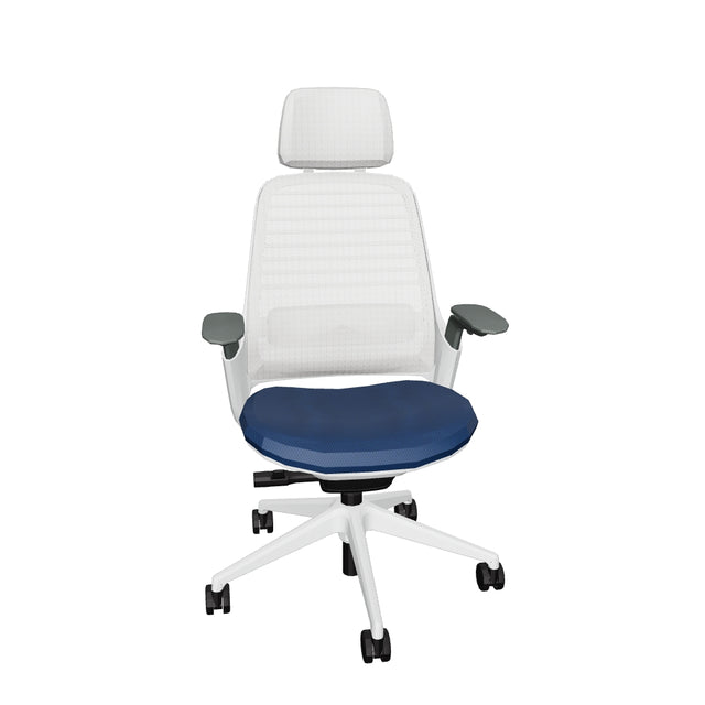Meshback 3D Microknit Royal Blue; Seat fabric Cogent Royal Blue; Frame Seagull