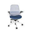 Meshback 3D Microknit Nickel; Seat fabric Cogent Royal Blue; Frame Seagull