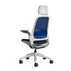Meshback 3D Microknit Royal Blue; Seat fabric Cogent Royal Blue; Frame Seagull