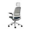 Meshback 3D Microknit Nickel; Seat fabric Cogent Royal Blue; Frame Seagull