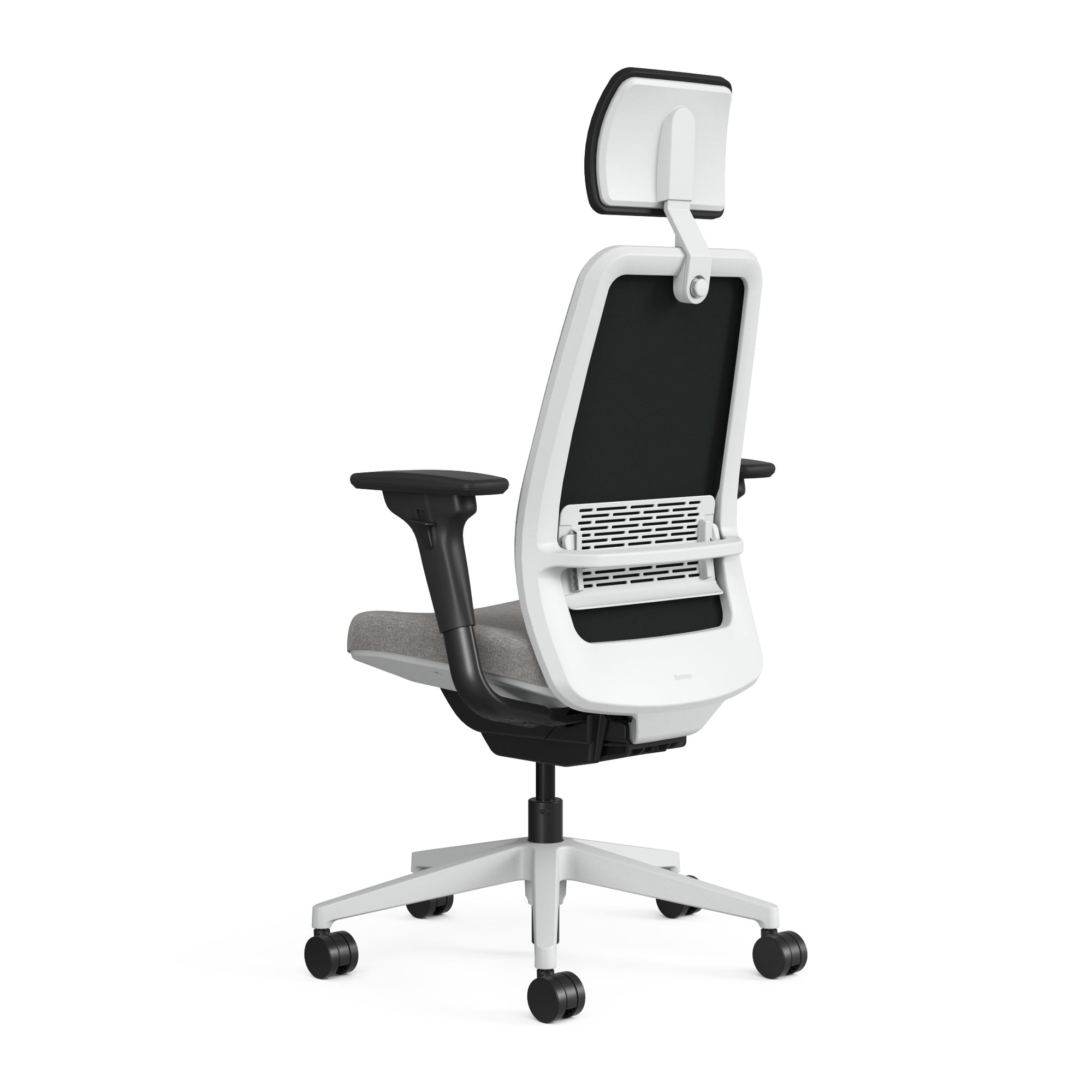 Upholstered back Smoke; Seat fabric Otto Smoke; Frame Seagull