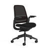 Meshback 3D Microknit Licorice; Seat Cogent Connect Licorice; Frame Black