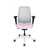 Meshback Grey; Seat fabric Era Pink Lemonade; Frame Seagull