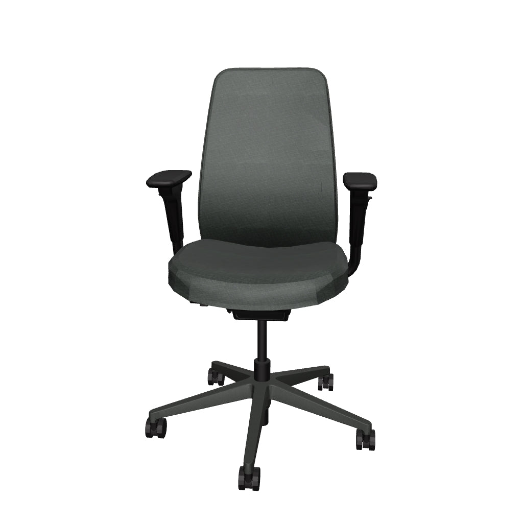 Upholstered back Henry; Seat fabric New Black Henry; Frame Black