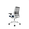 Mesh back 3D Knit Nickel; Seat fabric Cogent Royal Blue; Frame Seagull